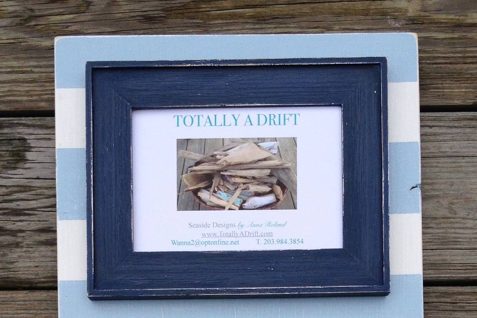 Wedding sign with frame