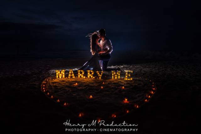 Proposal at Sandkey Beach