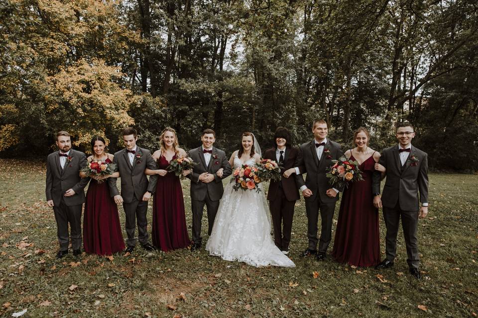 Autumn in PA Wedding