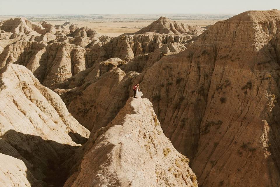 Badlands elopement