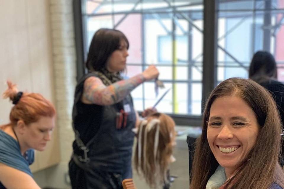 Our CEO, Dania, as a teacher!