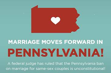 Marriage Moves Forward in Pennsylvania