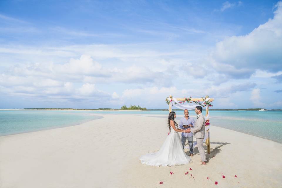 Ceremony on the beach