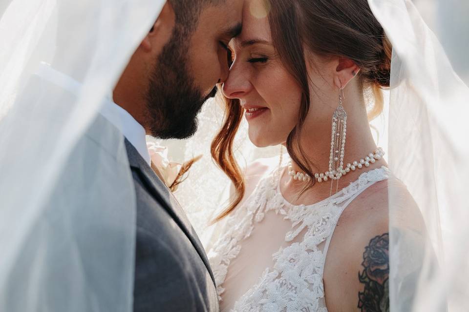 September Wedding Couple