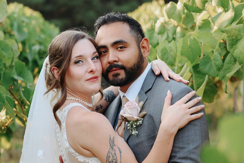Fall Wedding Couple