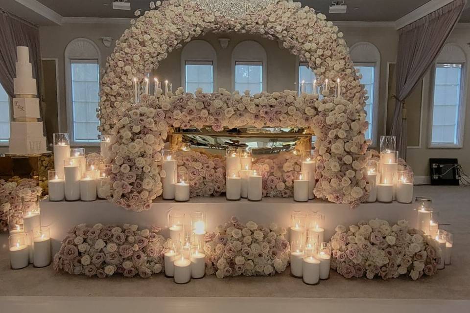 Sweetheart Table- Glam