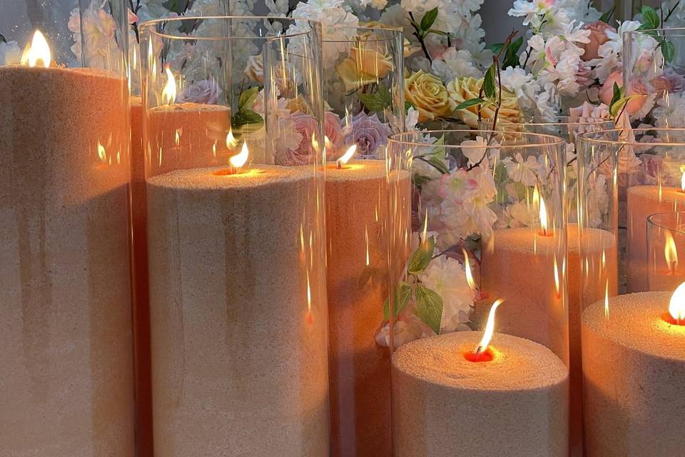 Custom color candles