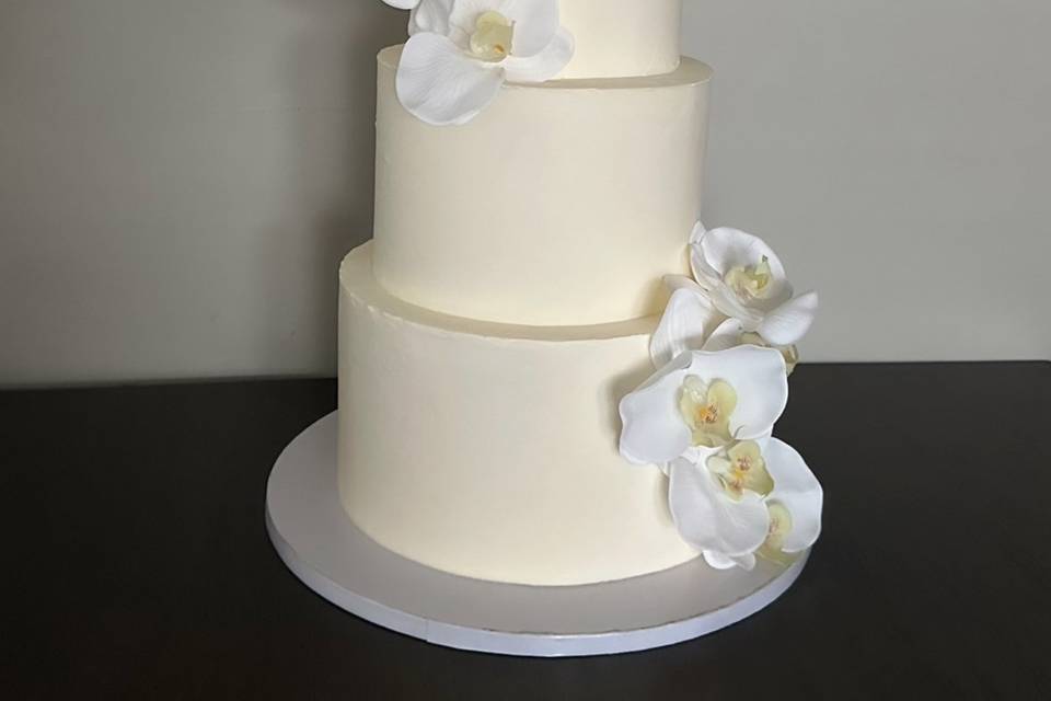 Orchid cake