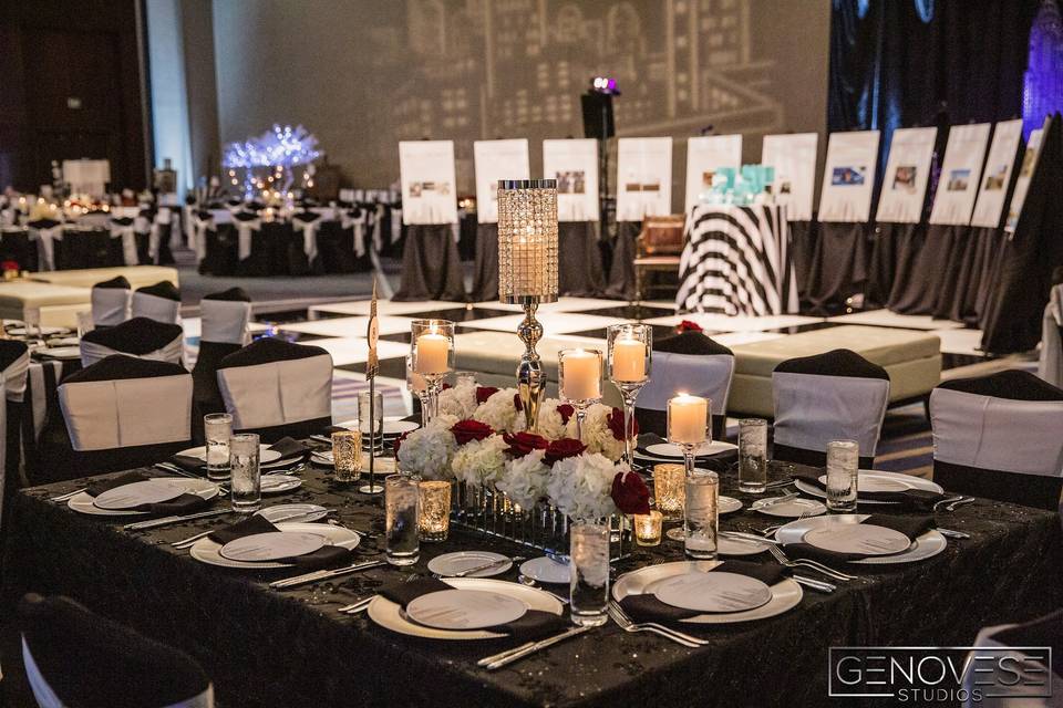 Black and White Dance Floor