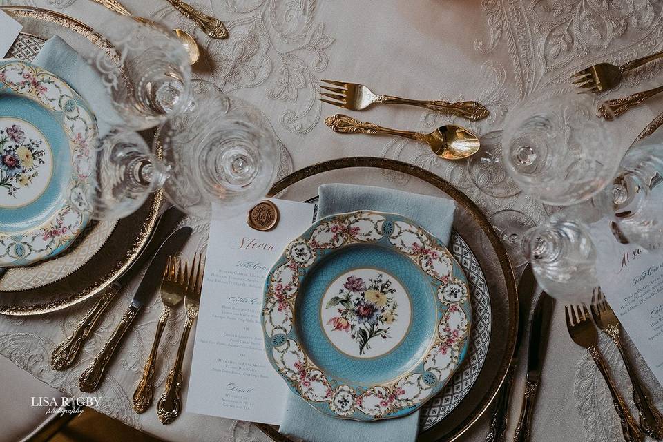 Vintage Tablescape