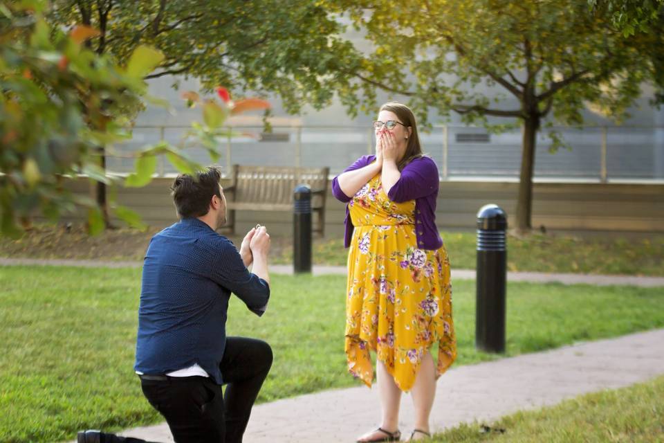 A surprise proposal in Kansas City