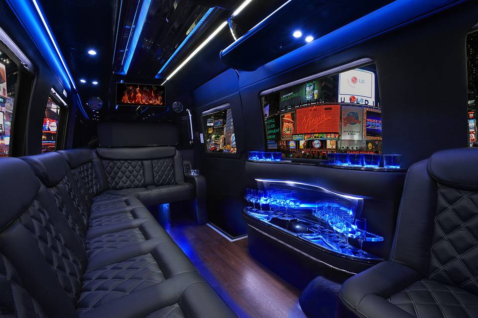 Luxury sprinter interior