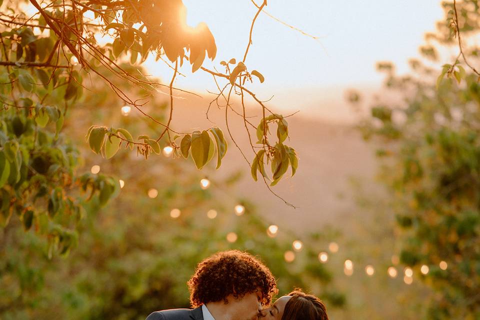 Reception Area Sunset Kiss