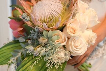 Protea, Rose and Peony Bouquet
