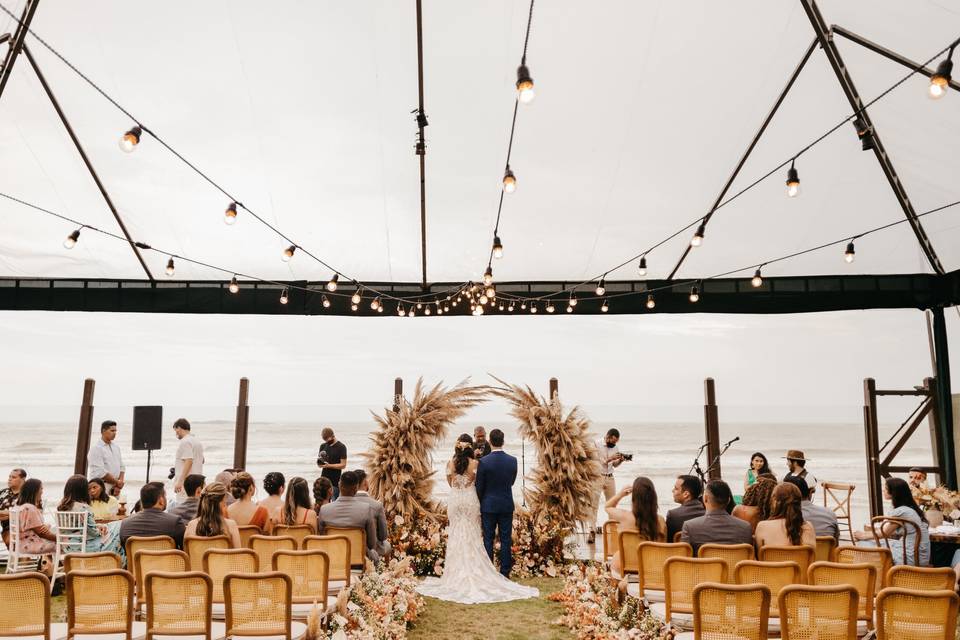 Organic outdoor wedding