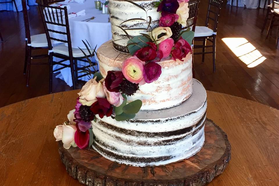 Duel Flavored Naked Cake