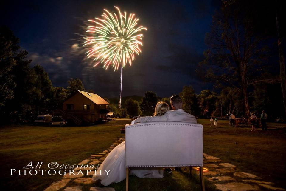 Wedding Fireworks!