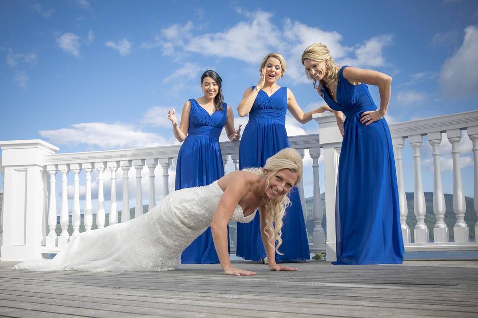 Why not have fun on your wedding day?