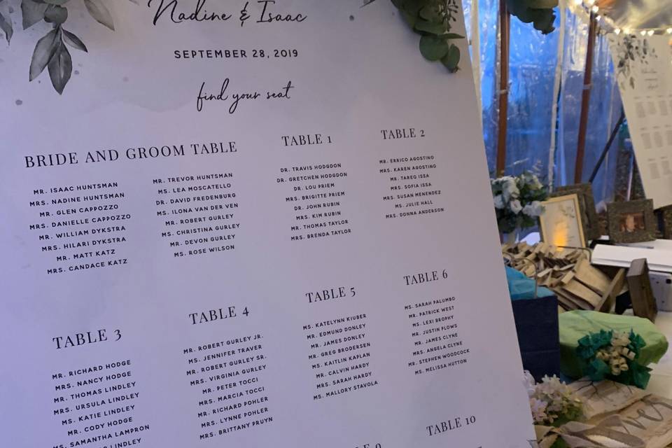 Table Decor at your venue