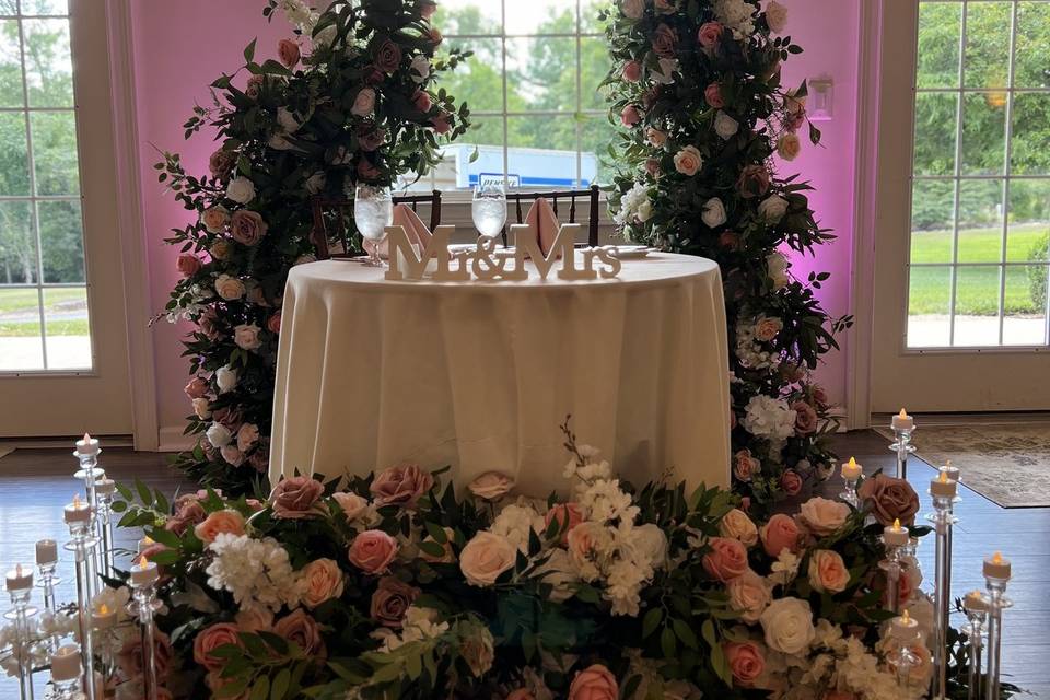 Reception table