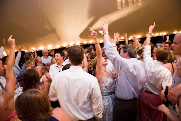 Wedding dance party