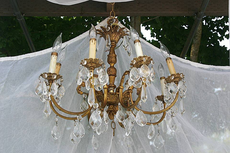 A vintage chandelier