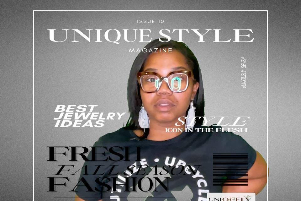 Custom magazine cover photo