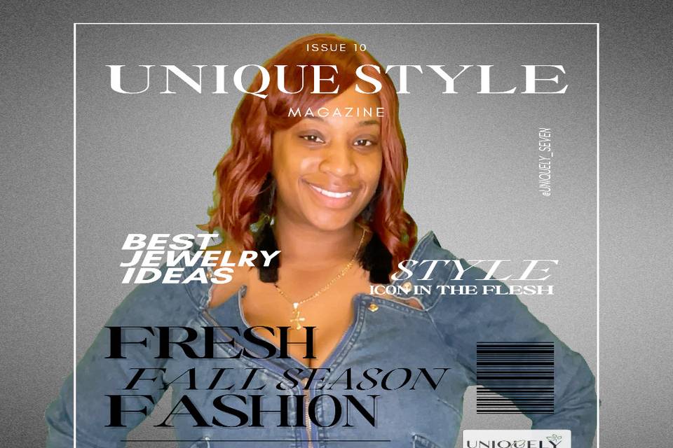 Custom magazine cover