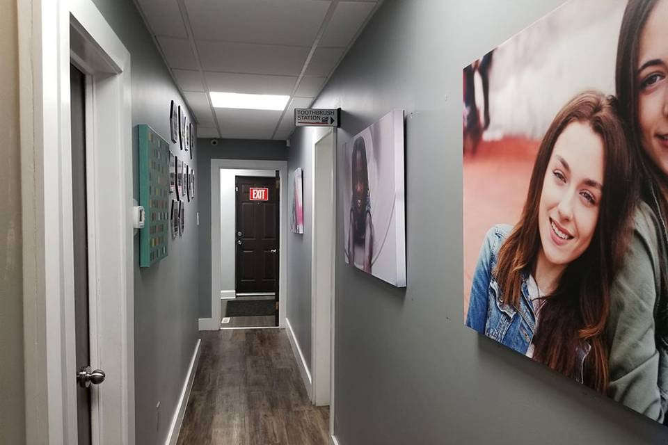 Clinic hallway