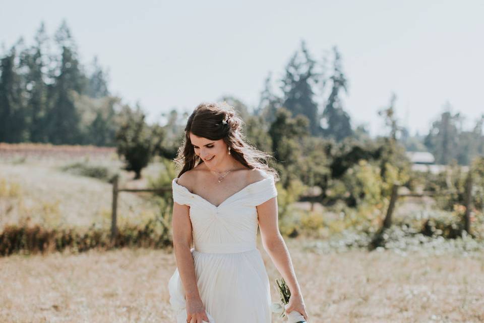 Bride in Oregon