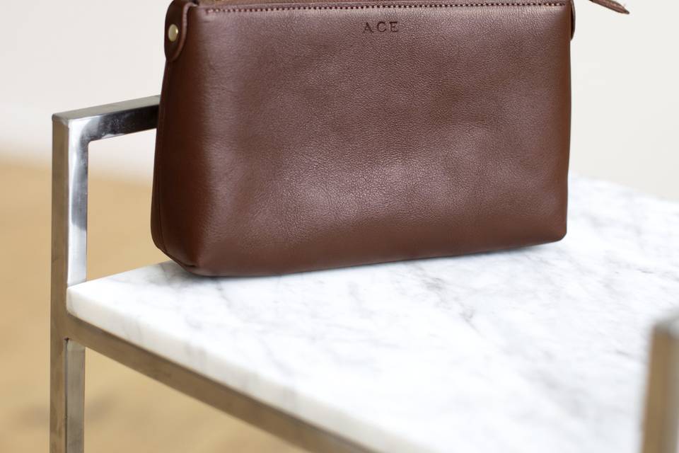 Cognac Everyday Pouch