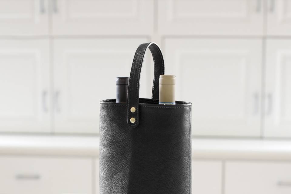 Black Double Wine Carrier