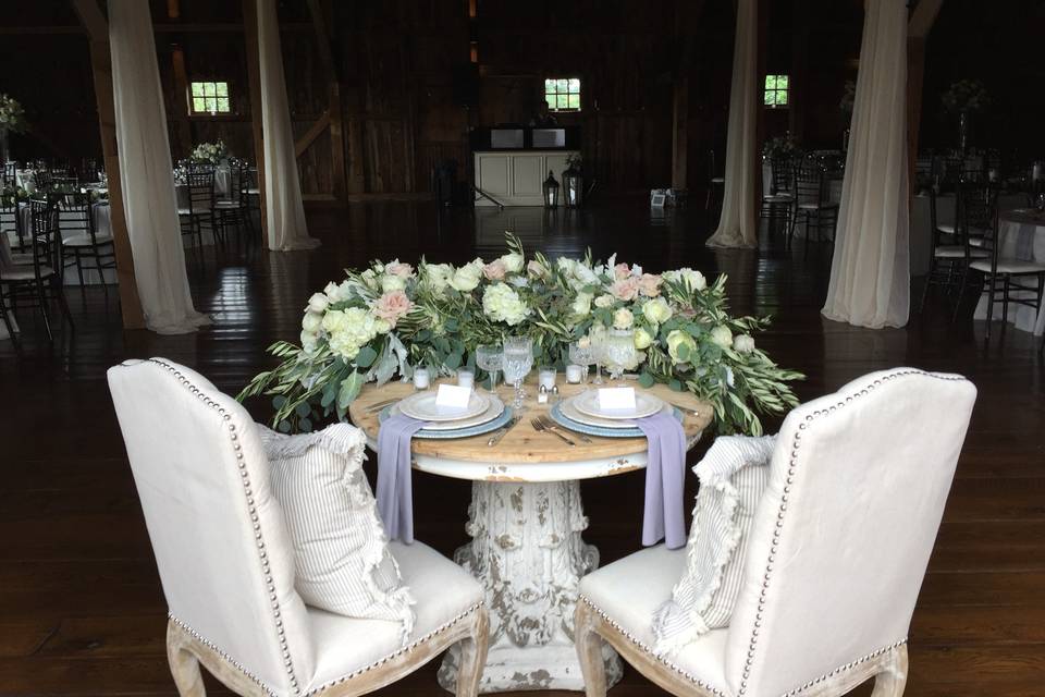 Sweetheart table