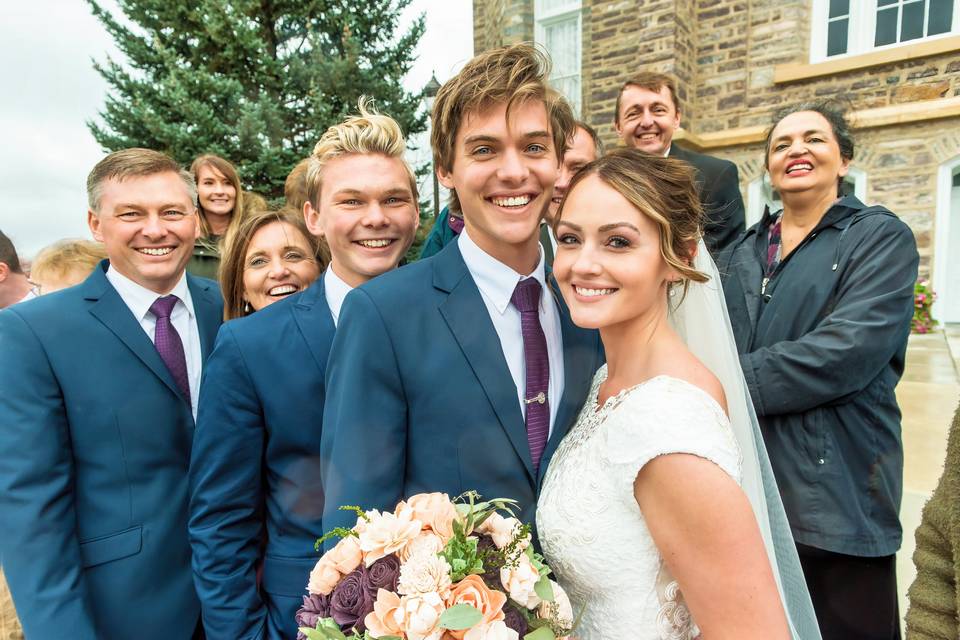 A church wedding