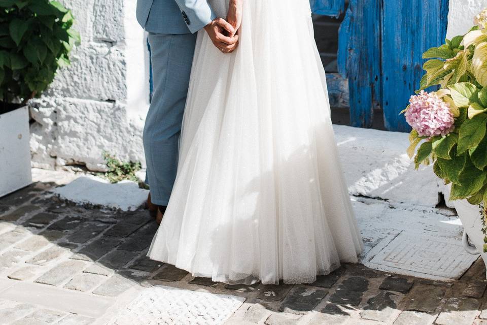 Greek wedding portaits
