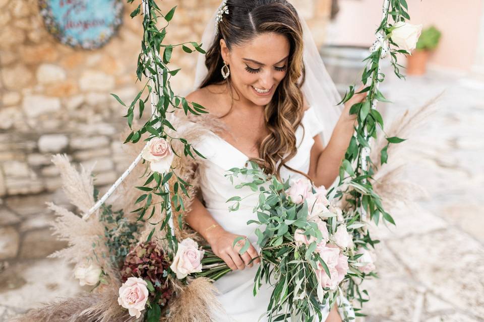 Bride in Crete