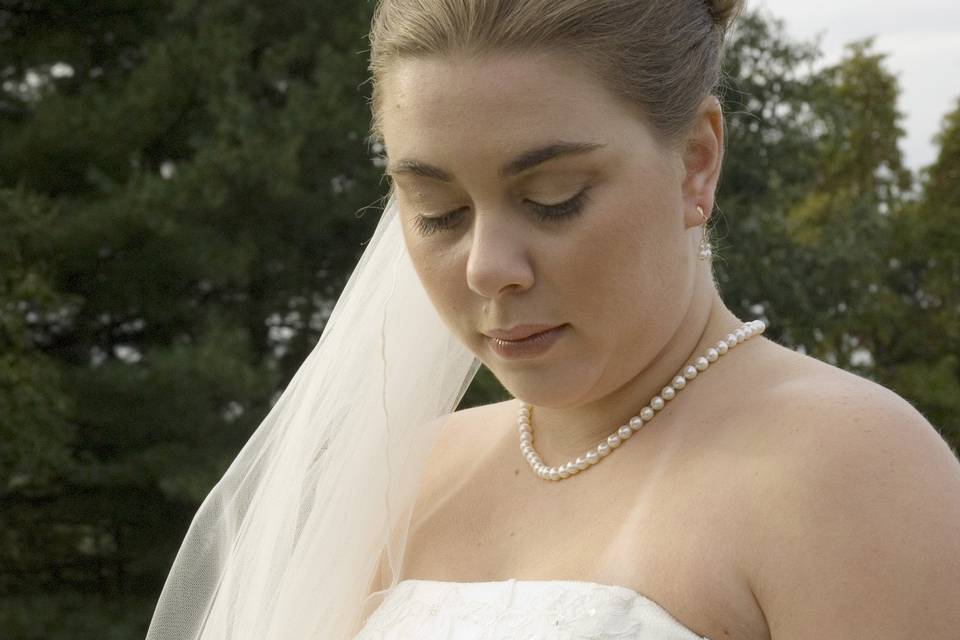 White wedding bouquet