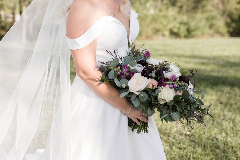 Blushing bride