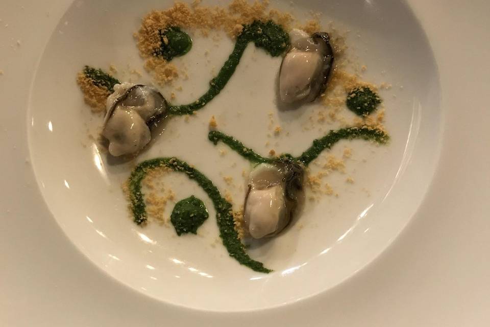 Oyster soup (before soup)