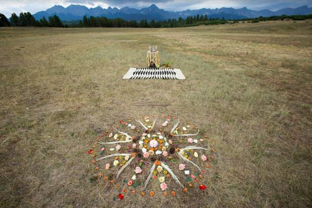 A magical ceremony site