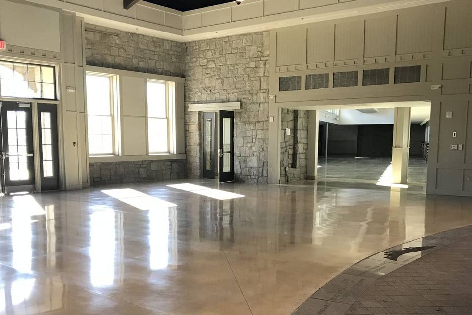 Greystone main hall interior looking into south wing