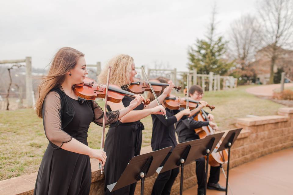 String quartet prelude music