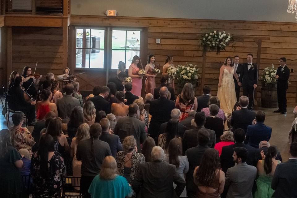 Sycamore Barn Ceremony