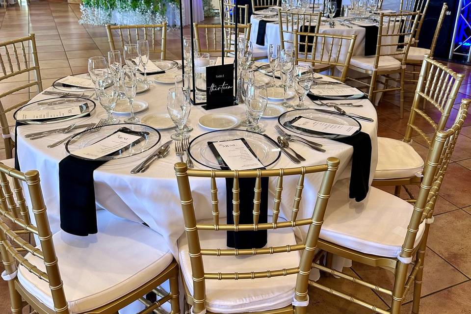 Chiavari Gold Chairs