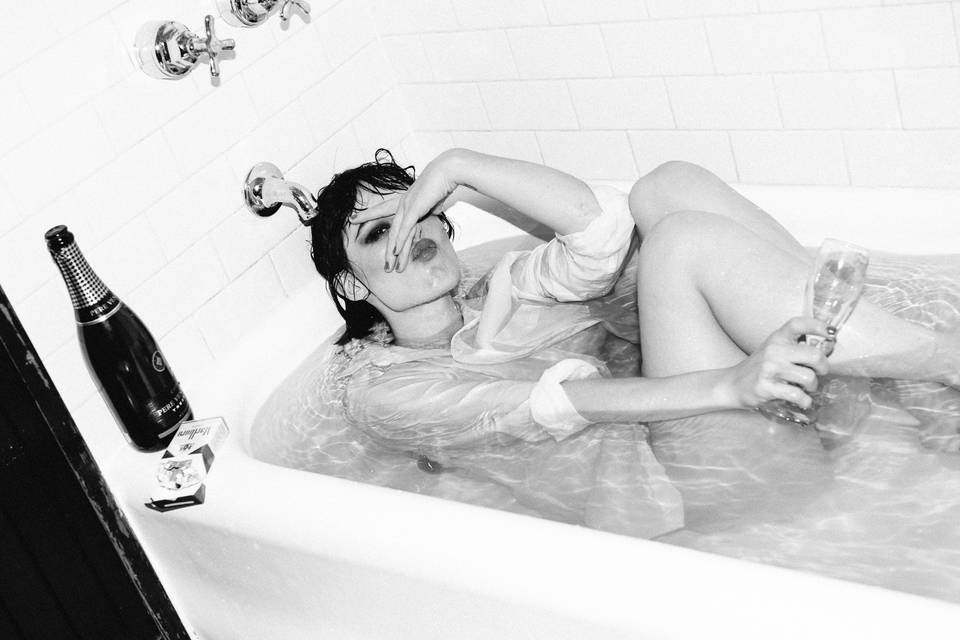 Unique bath portrait