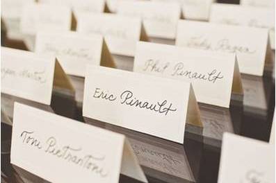 Escort card