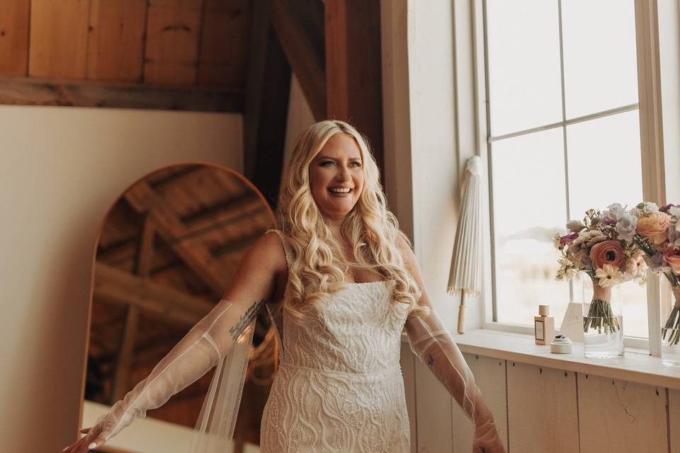 Bride Getting Ready