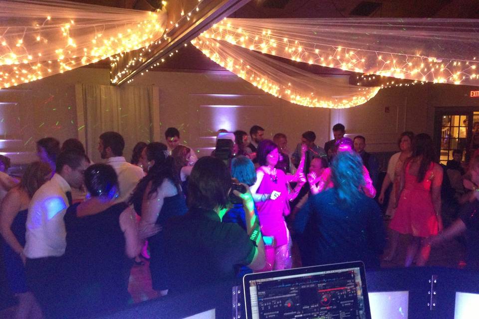 Wedding dance party