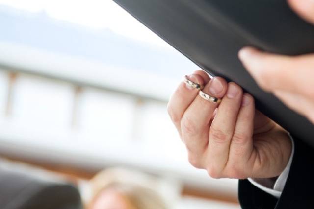 Officiant at ceremony
