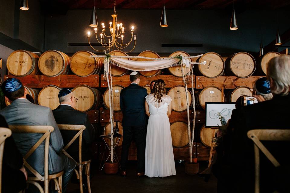 Barrel Wall Ceremony